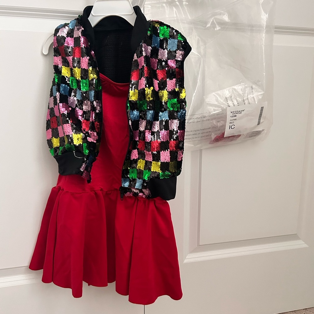 Weissman Showtime Confetti dance outfit -youth